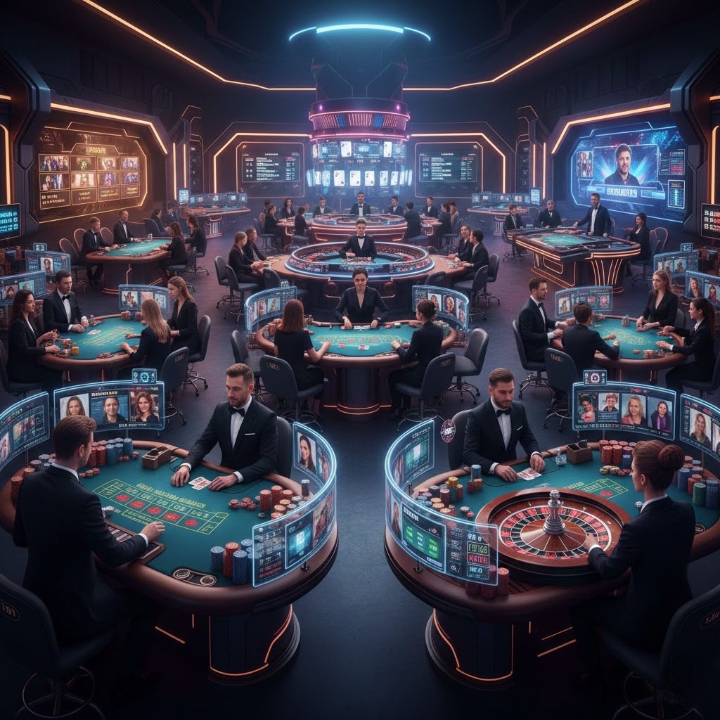 Live casino online 2026 di Win11bet dengan dealer asli dan banyak pemain, streaming HD realistis